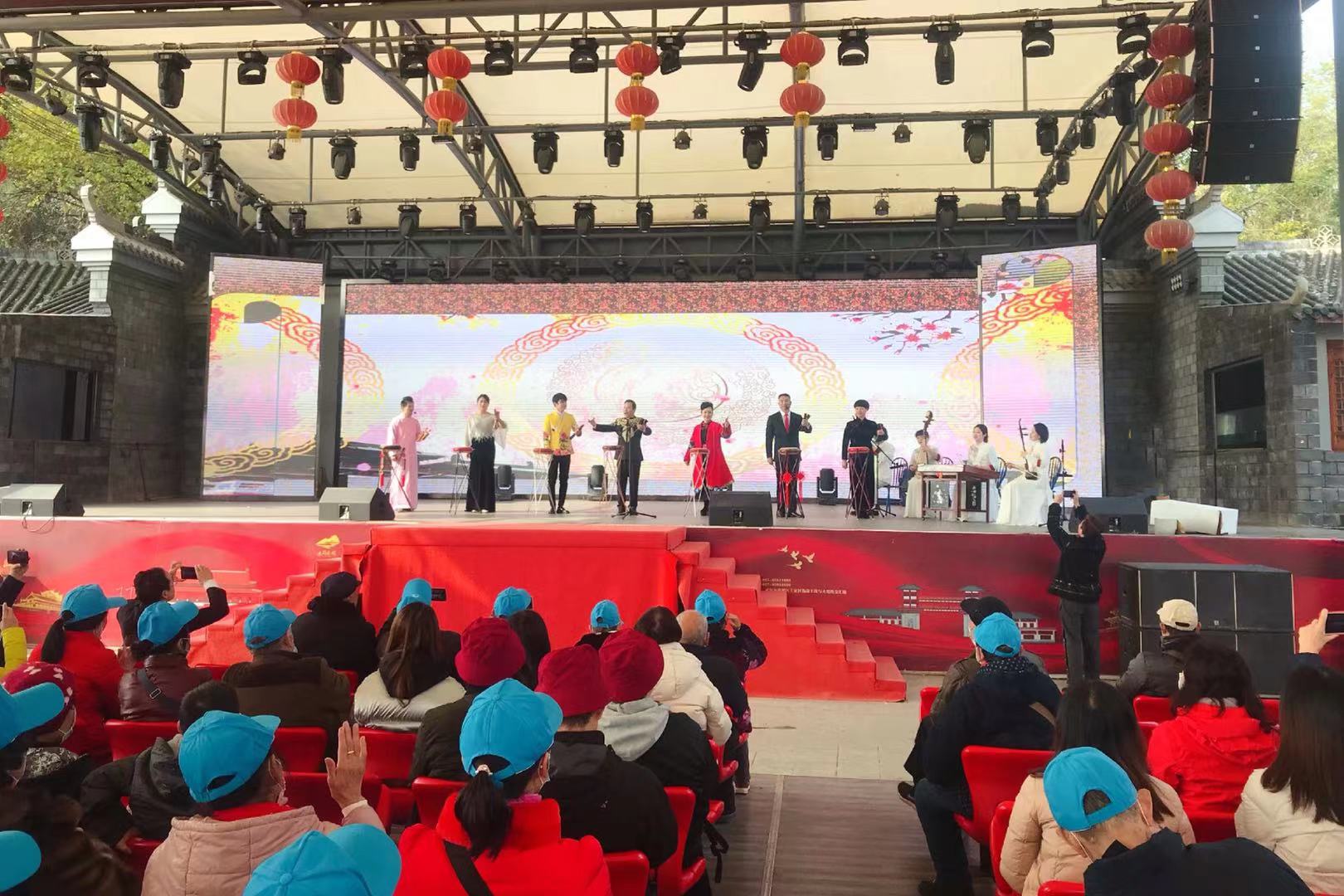 鼓悦荆楚 国家级非遗传承人到木兰水镇景区传习演出